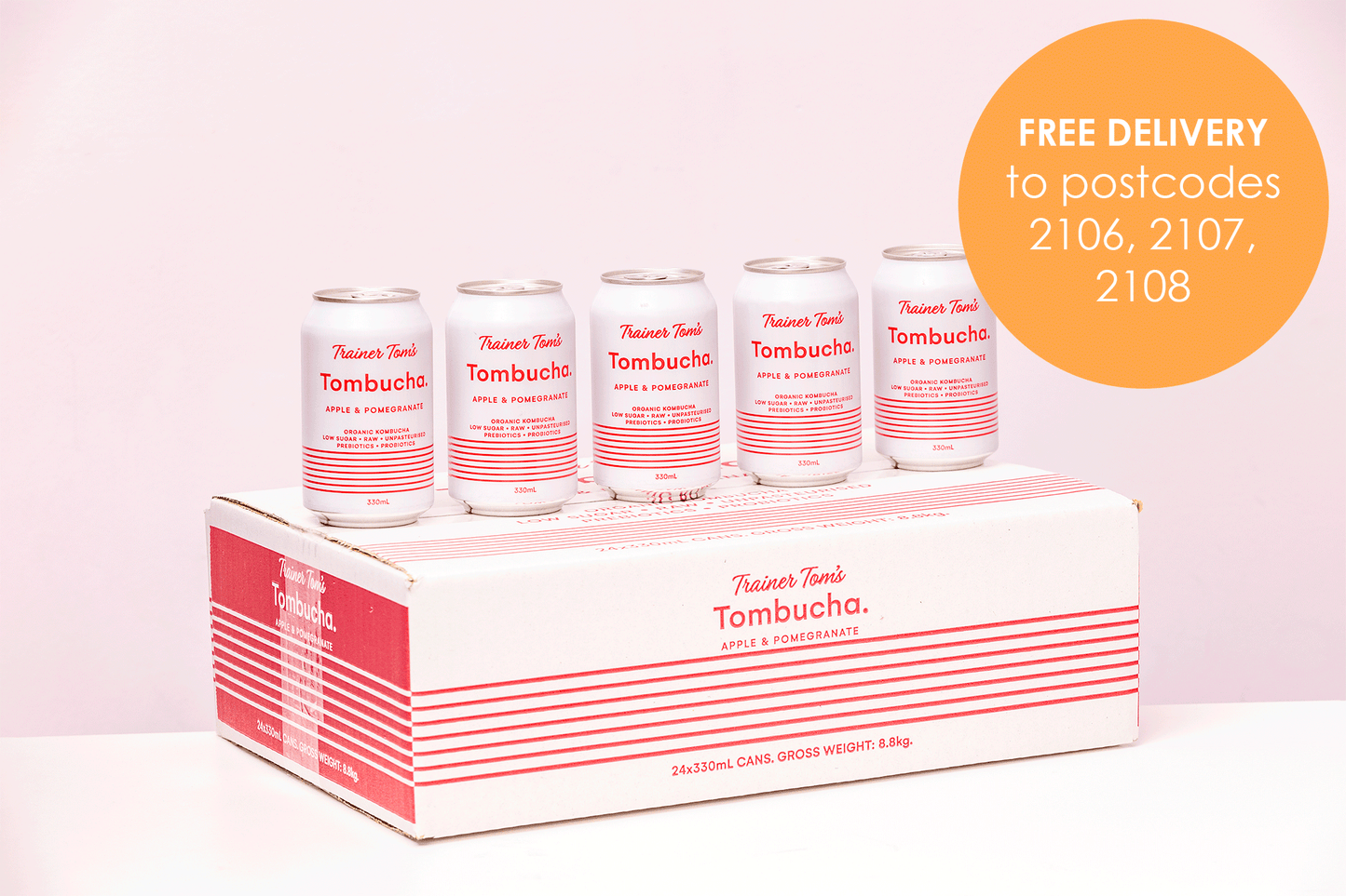 Tombucha - case of 24