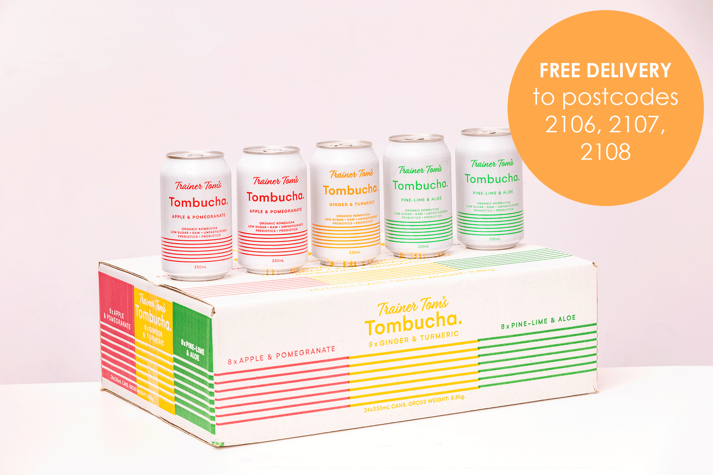 Tombucha - case of 24